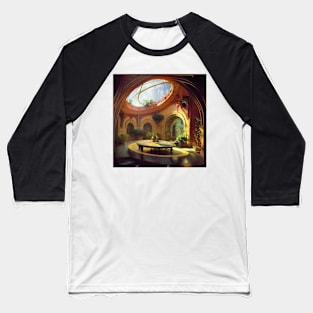 Parnassus Round Cozy House Palace Interior Baseball T-Shirt